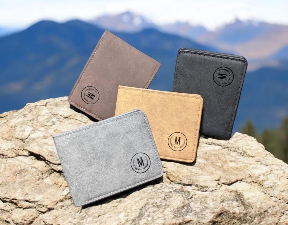 Men's Vintage Slim Leather Wallet – Minimalist Card Holder & Cash Bifold - Image 4
