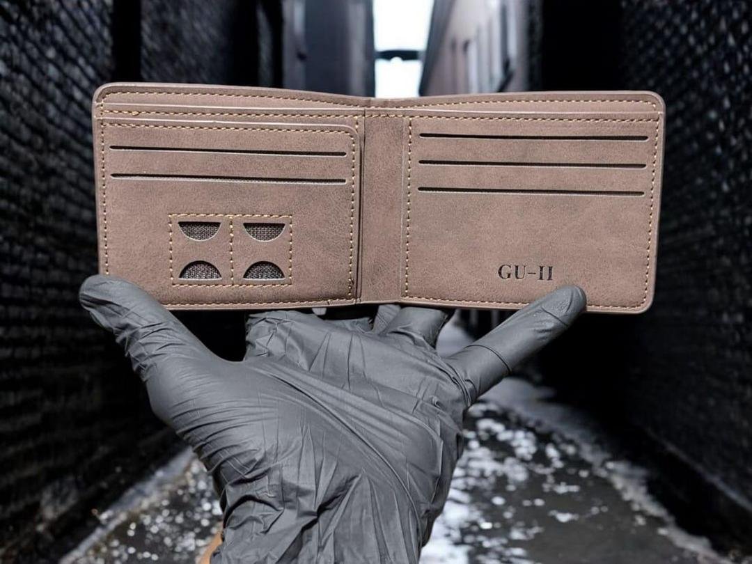 Men's Vintage Slim Leather Wallet – Minimalist Card Holder & Cash Bifold - Image 3